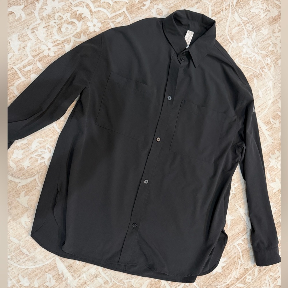 ALO Cotton real deal button up long sleeve